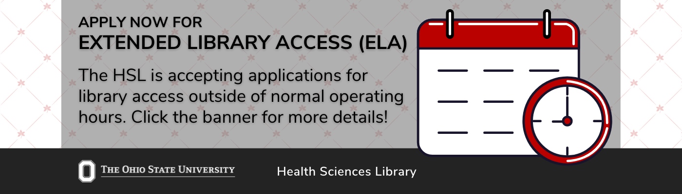 Apply Now for Extended Library Access (ELA)