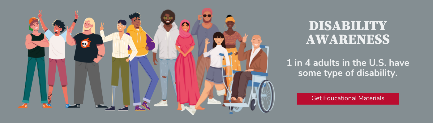 graphics of individuals with varying diabilities