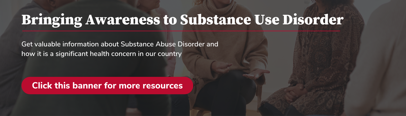 The April LHI focus is substance use disorder (SUD)