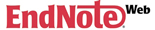 EndNote Web logo with external link to http://www.myendnoteweb.com