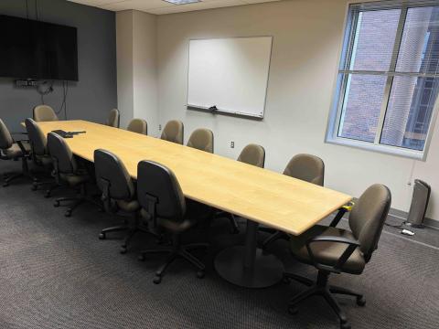 Prior 214 Residency and Fellowship Virtual Interview Room from just inside the door