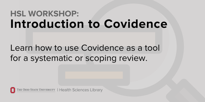 Covidence Workshop marketing image