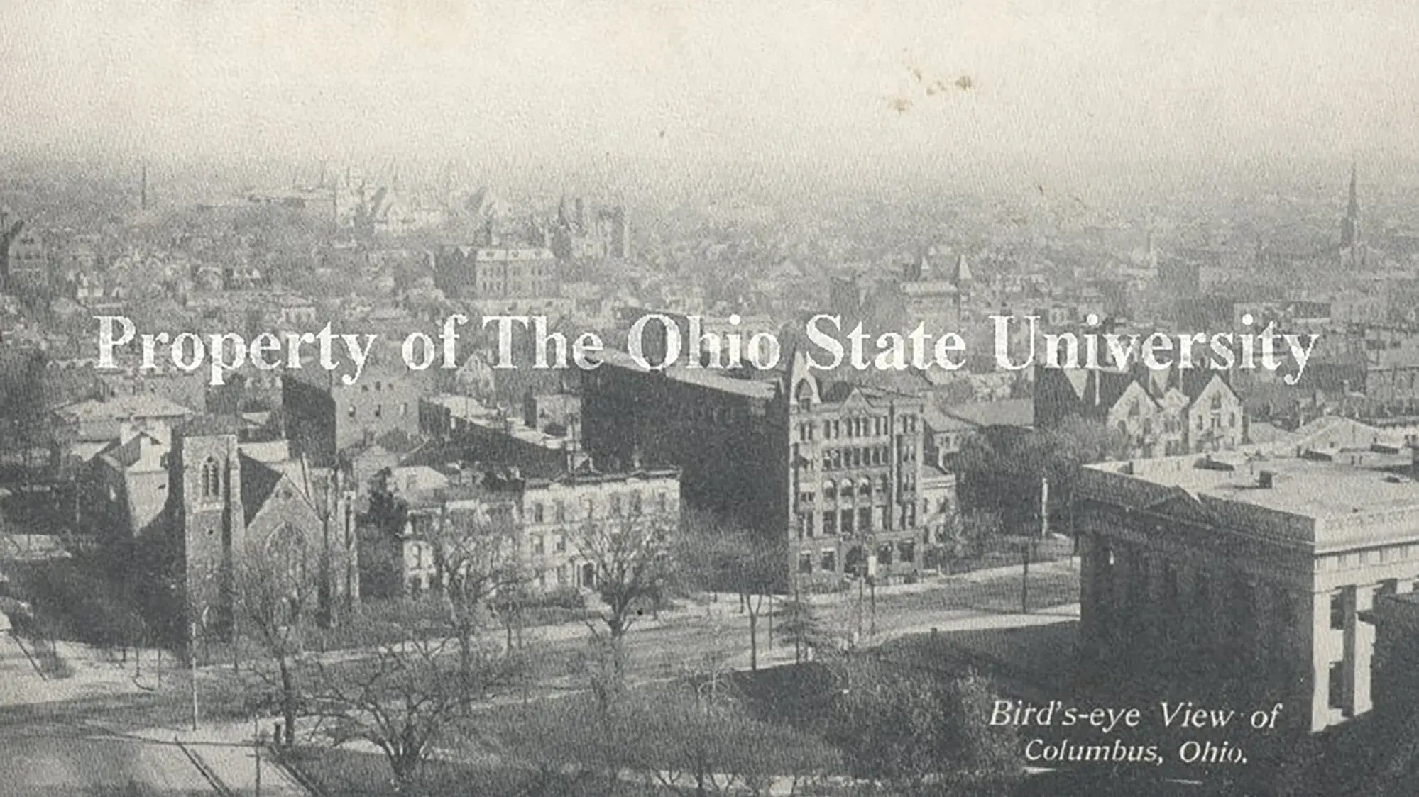 Postcard of Bird's Eye View of Columbus, Ohio