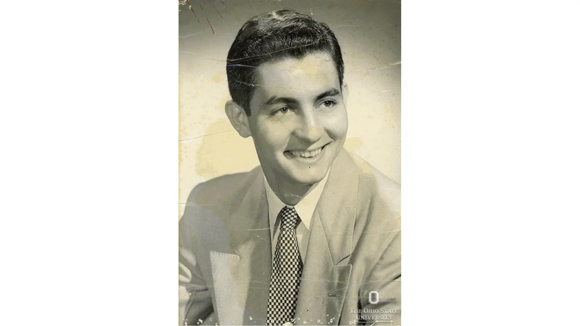 Portrait of Manuel Tzagournis as a student.